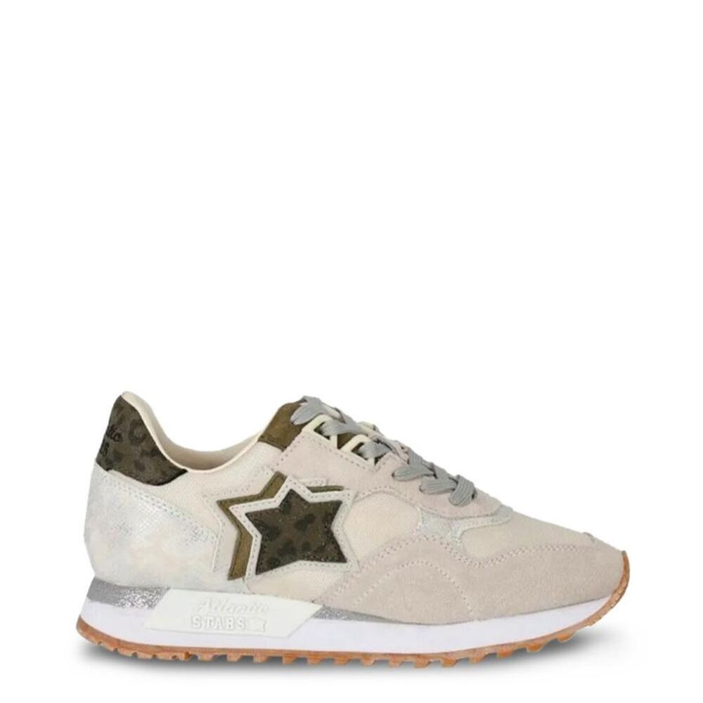 Atlantic Stars Suede Leather Athletic Sneakers Women Brown